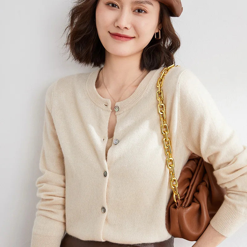 Women’s Classic Knit Cashmere Cardigan