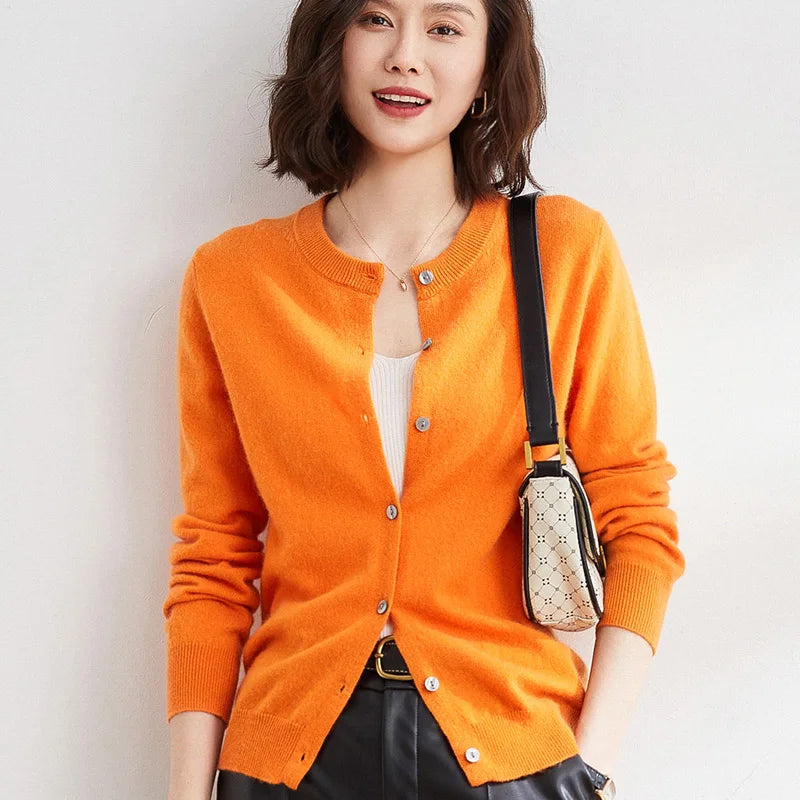 Women’s Classic Knit Cashmere Cardigan
