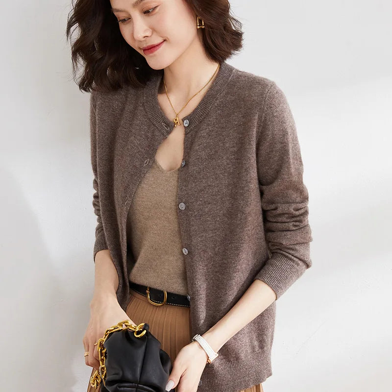 Women’s Classic Knit Cashmere Cardigan