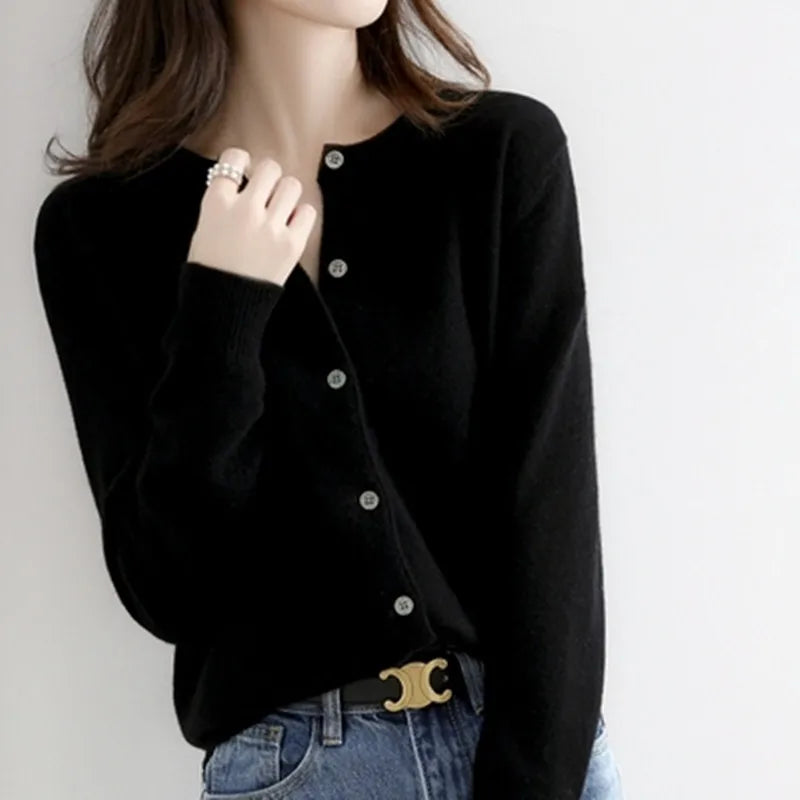 Women’s Classic Knit Cashmere Cardigan