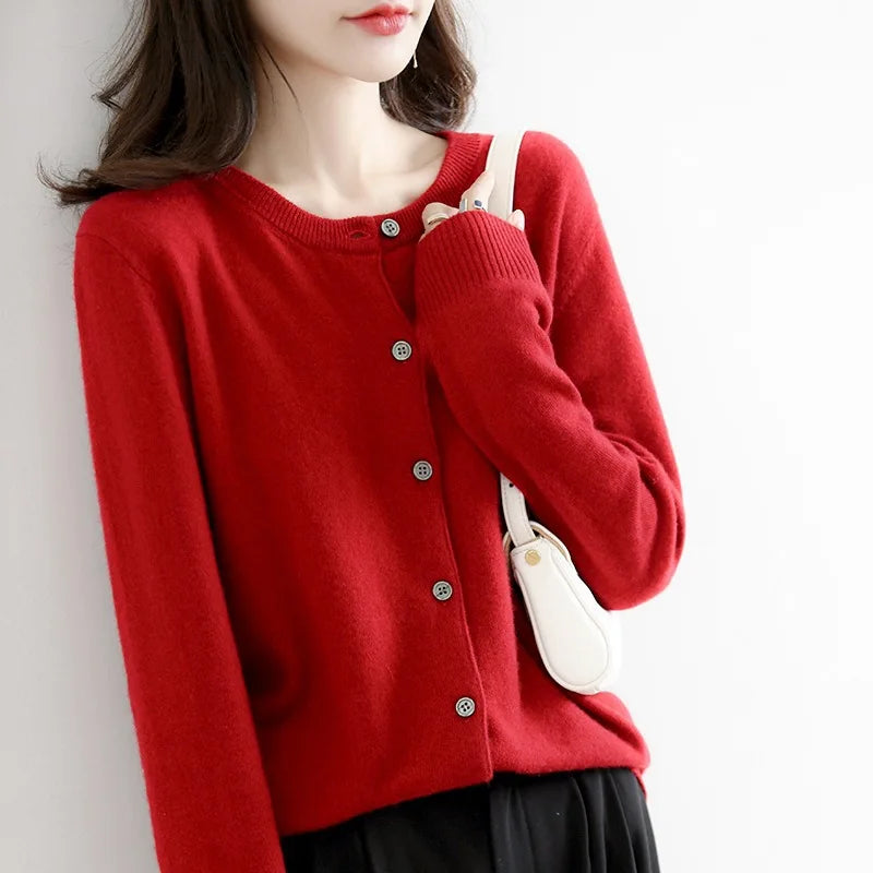 Women’s Classic Knit Cashmere Cardigan