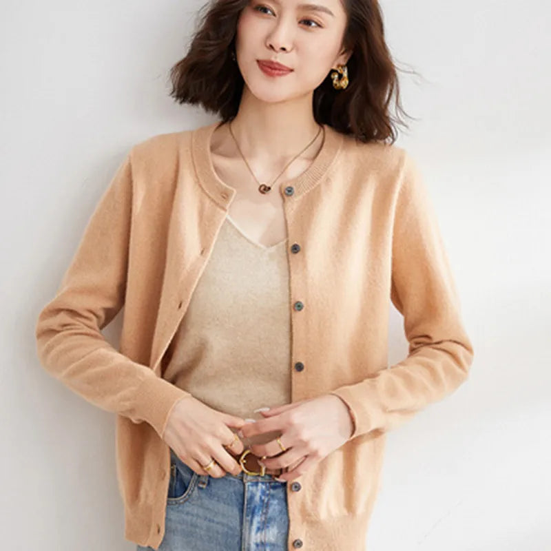 Women’s Classic Knit Cashmere Cardigan