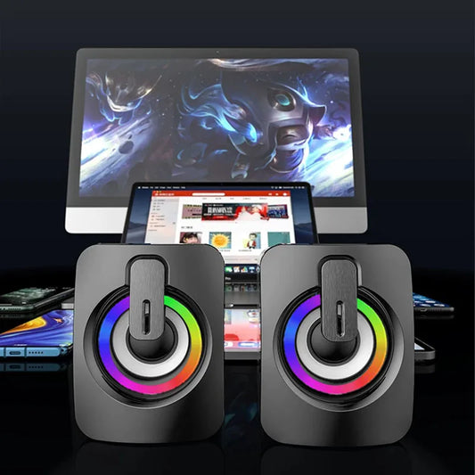 USB Wired Hi-Fi Stereo Computer Speakers