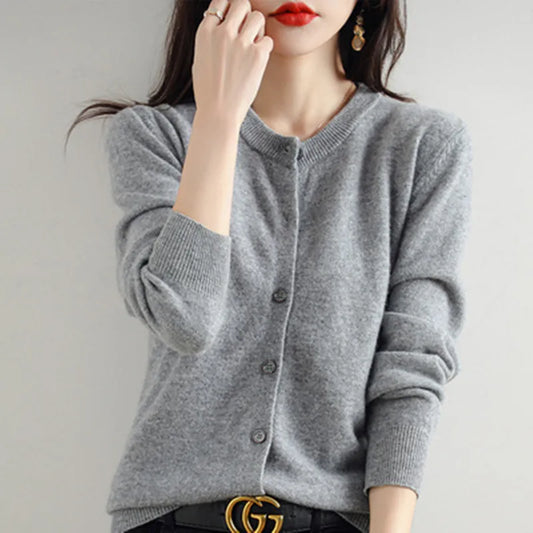 Women’s Classic Knit Cashmere Cardigan