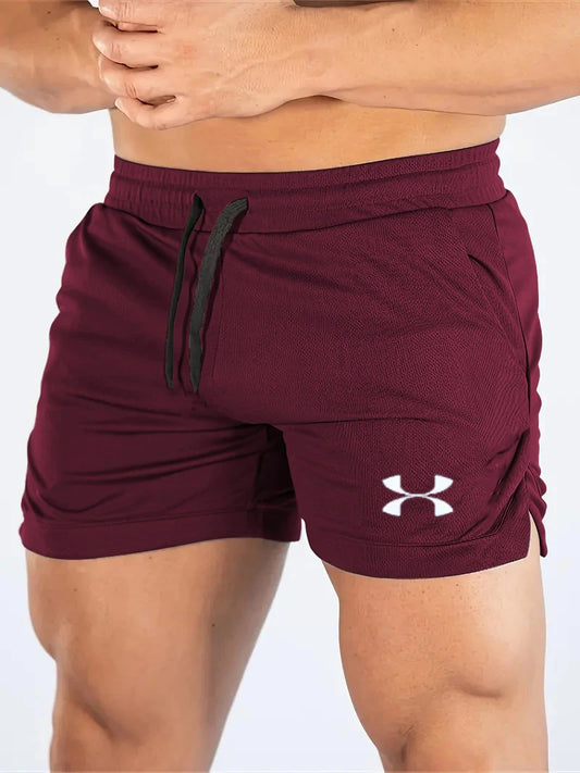 Men’s Breathable Mesh Fitness Shorts
