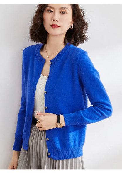 Women’s Classic Knit Cashmere Cardigan